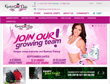 Tablet Screenshot of kangooclubcanada.com